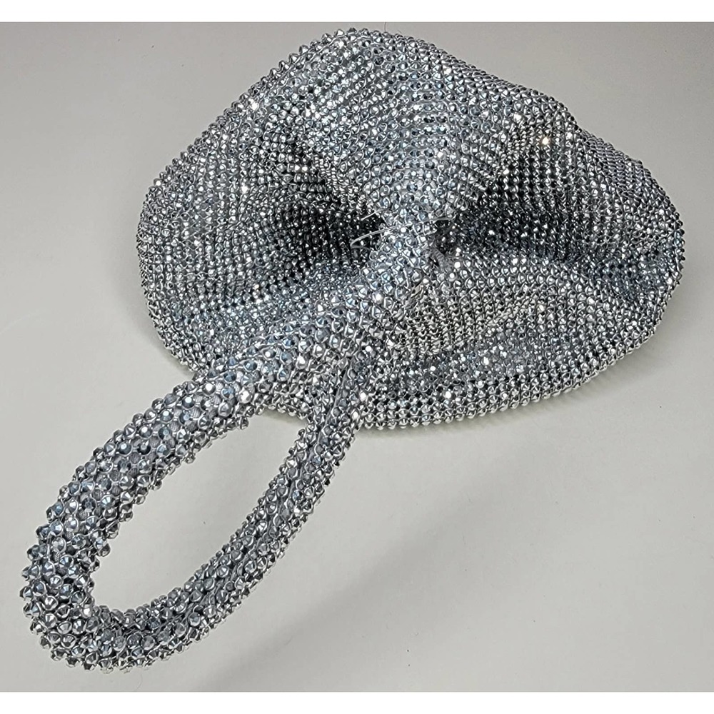 INC Doris Sparkle Mesh Pouch - Picture 4 of 4